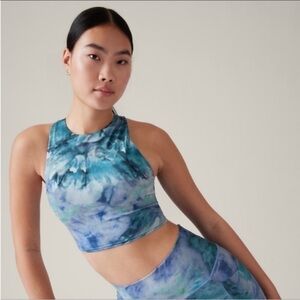 ATHLETA CONSCIOUS CROP PRINTED A-C